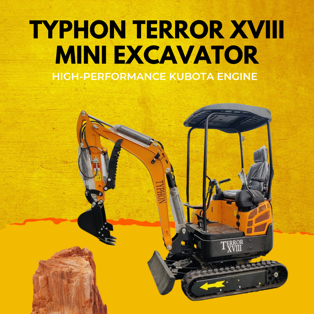 Unearth with our robust mini excavators.