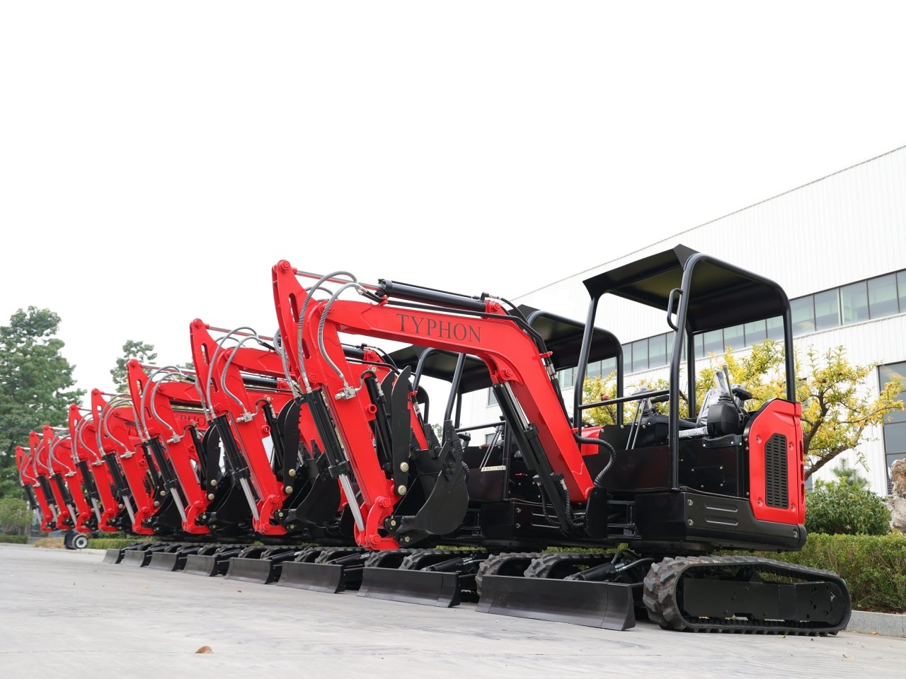 TYPHON2.5 ton and 2.7 ton Mini- Excavators