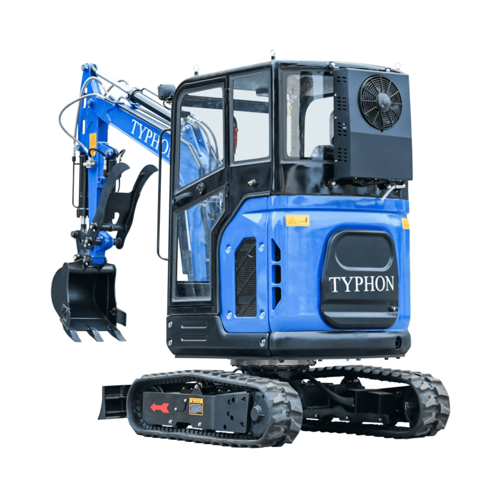 TYPHON TERROR X2 Mini Excavator 2.7 Ton EPA Diesel Kubota V1505 Engine USA - Image 2