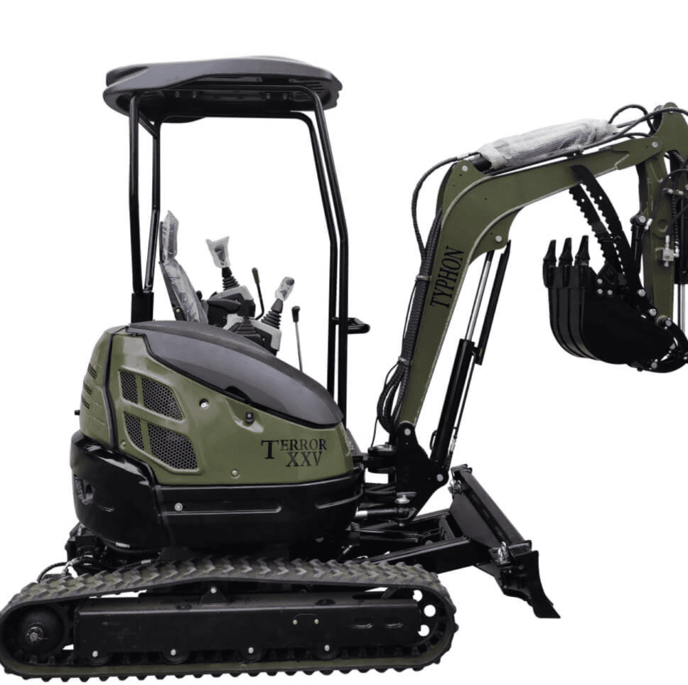 TYPHON TERROR XXV Prestige 2.5 Ton Mini Excavator KUBOTA Diesel Engine USA - Image 3