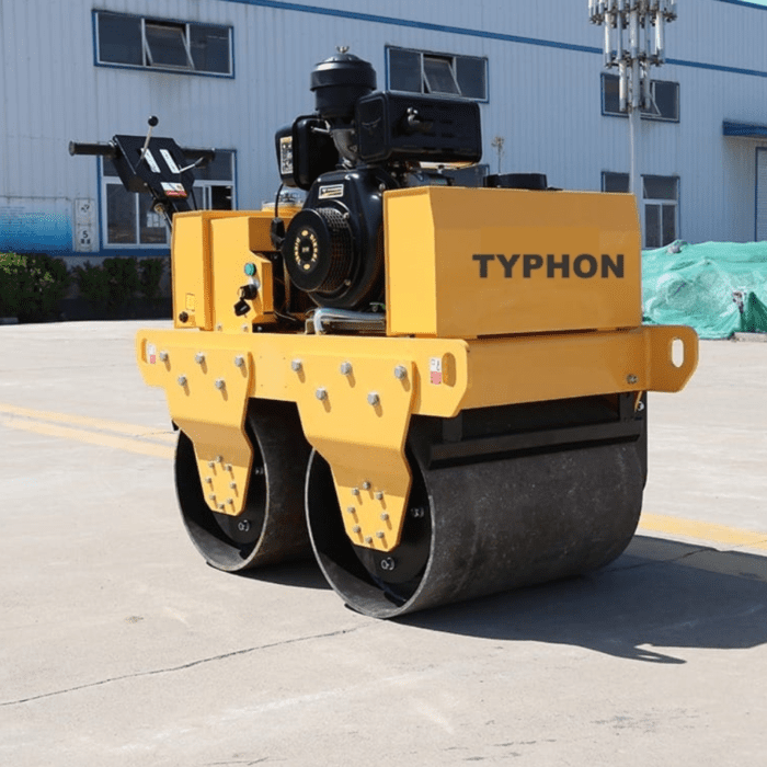 TYPHON 10hp EPA B&S FURY Walk behind Vibratory Roller Compactor USA