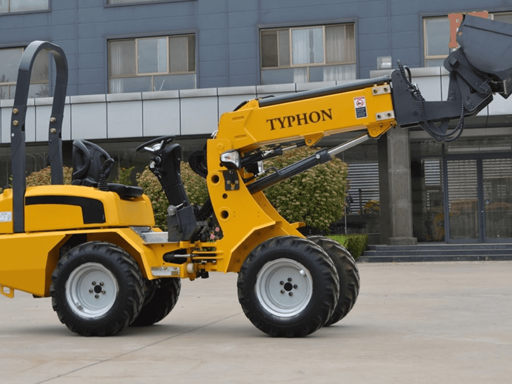 New TYPHON Wheel Loader with Kubota D1105 engine 24 hp 1 ton Load USA - Image 3