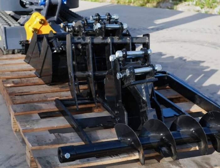 11-in-1 Mini Excavator Attachment Combo Kit