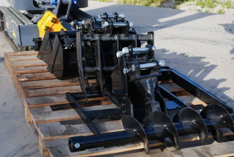 11-in-1 Mini Excavator Attachment Combo Kit