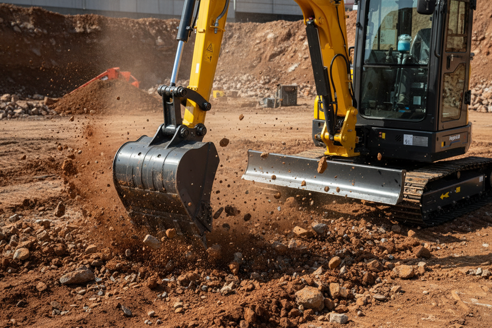 30.4 kN Bucket Digging Force heavy duty excavation