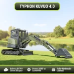 TYPHON KUVUO 4.0 four ton cabin Mini Excavator Kubota D1703 Diesel Engine