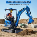 TYPHON TERROR XIX STORM Mini Excavator w 4000lbs Kubota D902 Diesel Engine