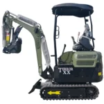 2025 4,000 lb TYPHON TERROR XX Mini Excavator Rubber Track with Kubota D902 Diesel Engine USA