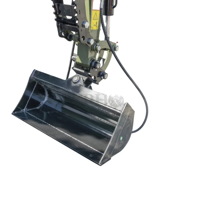 800mm Tilting Bucket Attachment Hydraulic Digging Bucket USA for TERROR XXV and other 2.1-3 Ton Mini Excavators