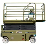 TYPHON xFLEX-2031EM 1.2 Ton Electric Mini Scissor Lift with 20ft Max Platform Height and 19.7" Platform Extend