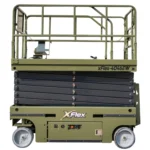 TYPHON xFlex-4046EW Electric Wheel Scissor Lift 2.6 Ton operating weight and 40ft platform height with 705lbs Load Capacity