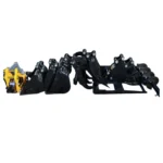 11-in-1 Mini Excavator Attachment Combo Kit All Essential Tools for Worksites