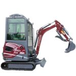 TYPHON TERROR XVII PRO Prestige Edition 4000 lb Enclosed Mini Excavator with Kubota Power & Advanced Hydraulics