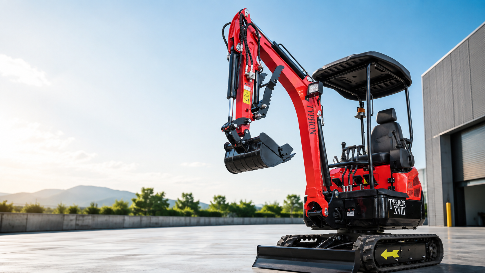 TYPHON TERROR XVIII excavator product banner